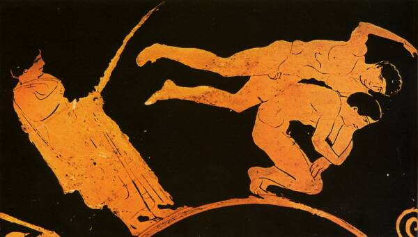ancient olympic games wrestling